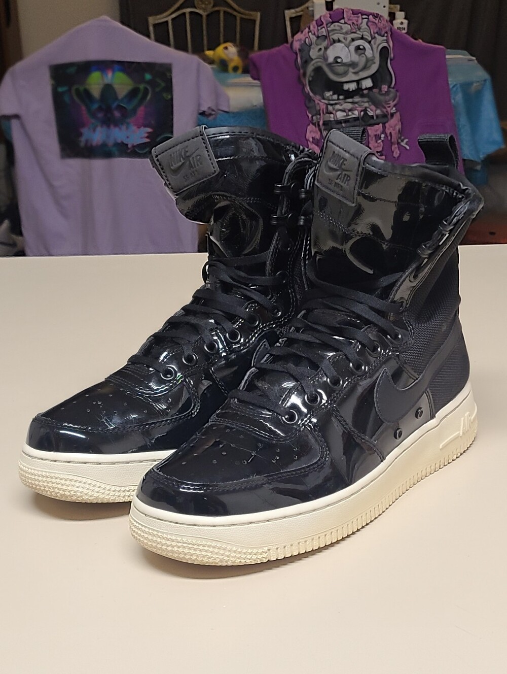 Nike Ruby Rose SF Air Force 1 Premium high top sneaker boots size 8